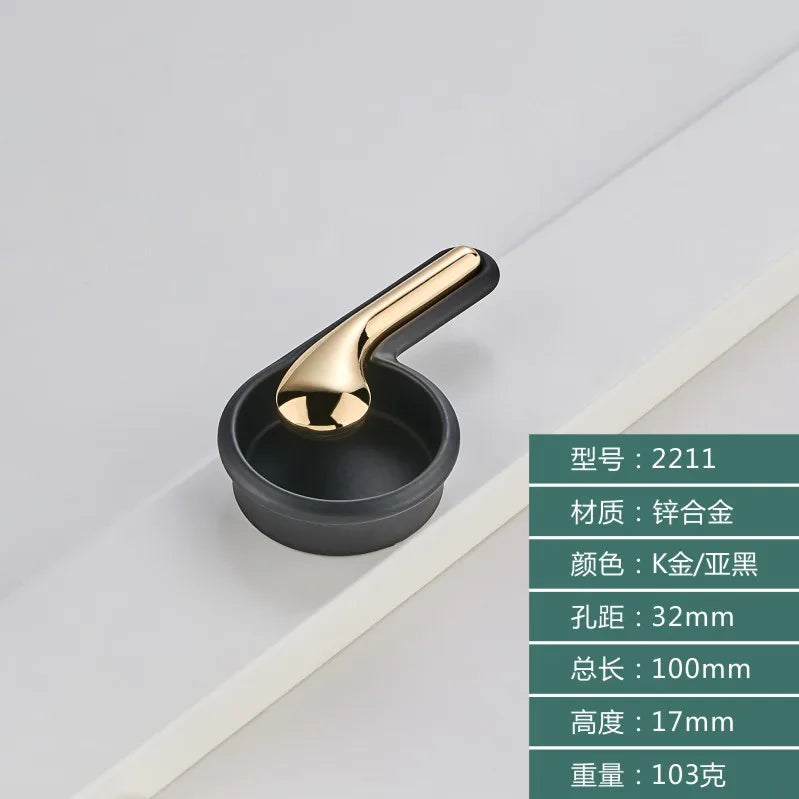 Modern Minimalist Zinc Alloy Cabinet Door Handle