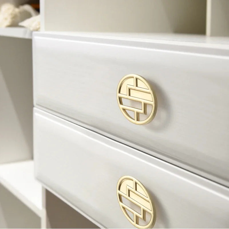 Modern Gold Kitchen Cupboard Drawer Handles – Chinese Style Decorative Knobs