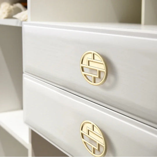 Modern Gold Kitchen Cupboard Drawer Handles – Chinese Style Decorative Knobs