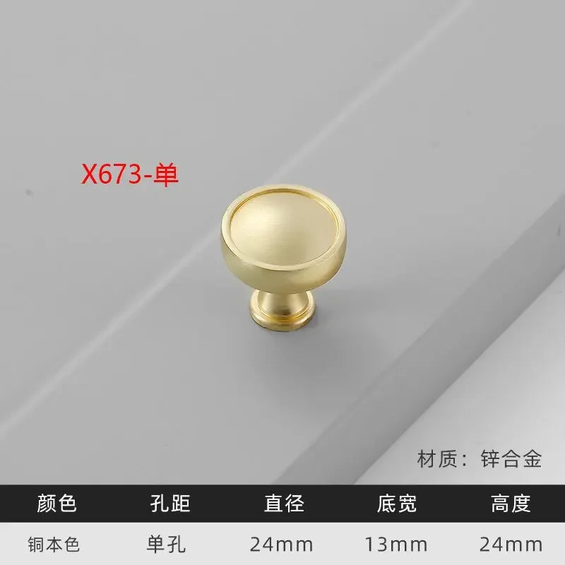 Modern Gold Kitchen Cupboard Drawer Handles – Chinese Style Decorative Knobs