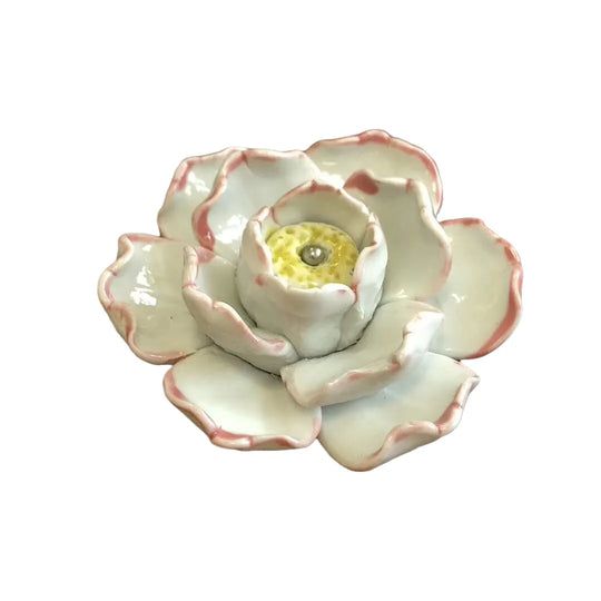 Handmade Ceramic Flower Knobs – Creative Cabinet and Drawer Knobs for Furniture Accessories