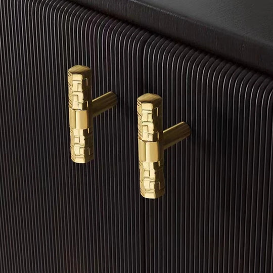 Creative T-Bar Cabinet Handles - Modern Zinc Alloy Pulls for Kitchen and Furniture