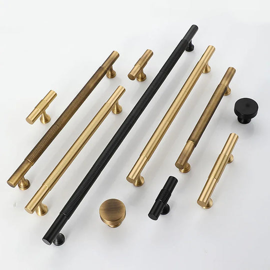 Brass Handles – Gold, Black, Antique Cabinet Bar Handles and Drawer Knobs for Furniture