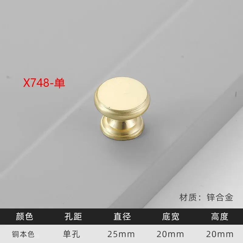 Modern Gold Kitchen Cupboard Drawer Handles – Chinese Style Decorative Knobs