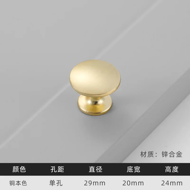 Modern Gold Kitchen Cupboard Drawer Handles – Chinese Style Decorative Knobs