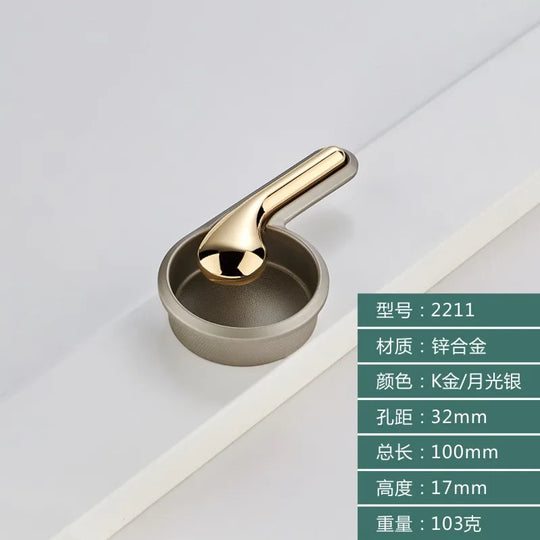 Modern Minimalist Zinc Alloy Cabinet Door Handle