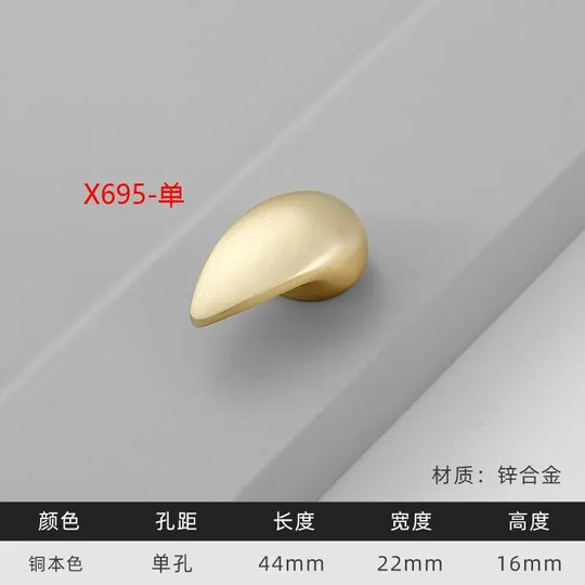 Modern Gold Kitchen Cupboard Drawer Handles – Chinese Style Decorative Knobs