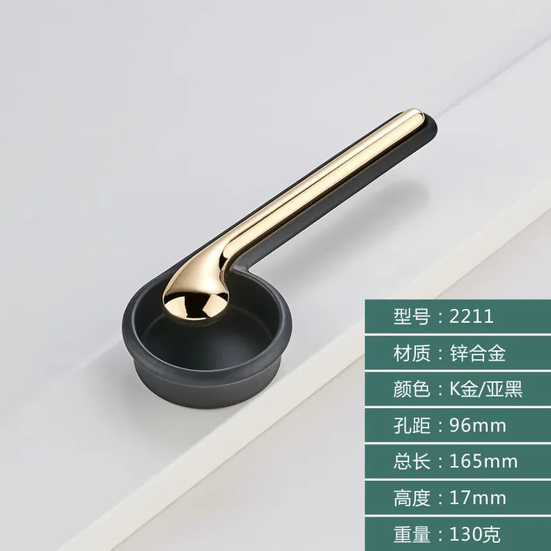 Modern Minimalist Zinc Alloy Cabinet Door Handle