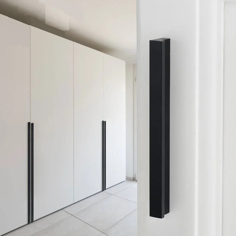 Modern Long T-Bar Aluminum Cabinet Handles – Brushed Gold, Silver, and Black Pulls for Drawers and Cupboards (700-1200mm)