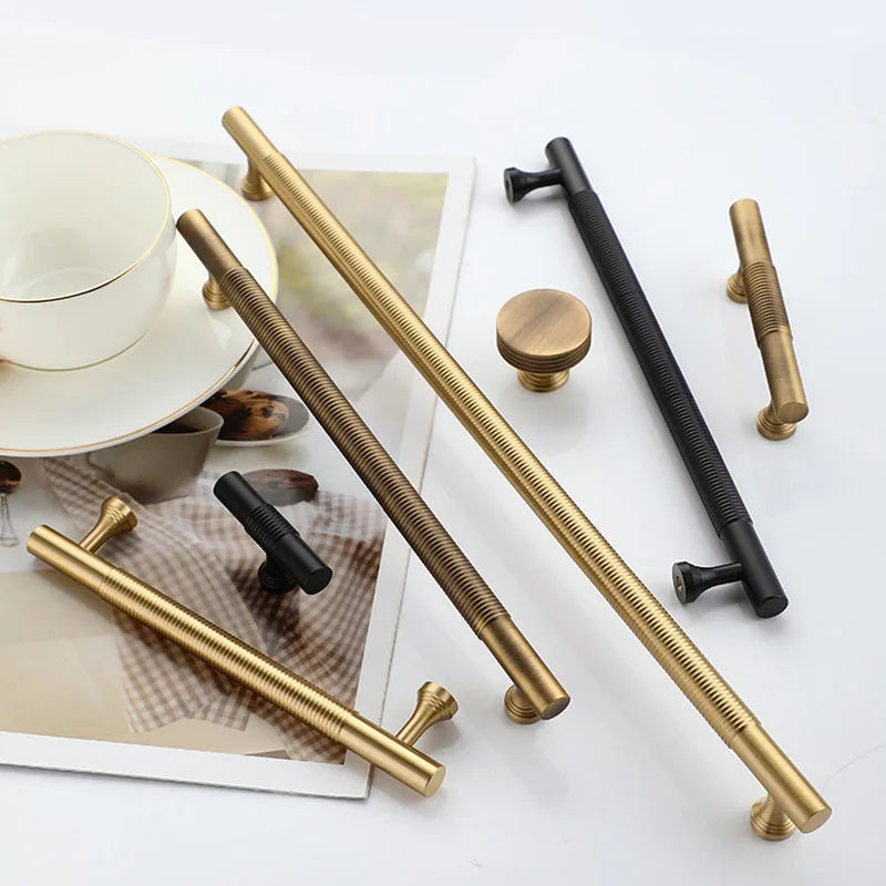 Brass Handles – Gold, Black, Antique Cabinet Bar Handles and Drawer Knobs for Furniture