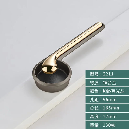 Modern Minimalist Zinc Alloy Cabinet Door Handle