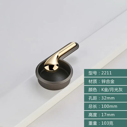 Modern Minimalist Zinc Alloy Cabinet Door Handle