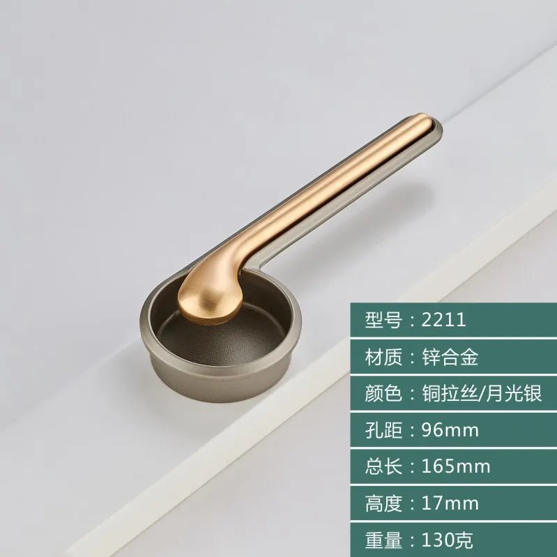 Modern Minimalist Zinc Alloy Cabinet Door Handle