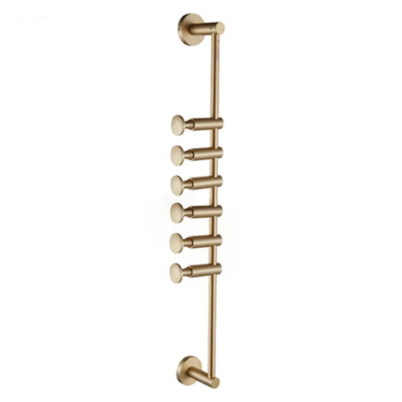 European Brass Wall Hook – 60cm Towel and Cloth Hanger for Bedroom and Washroom Storage