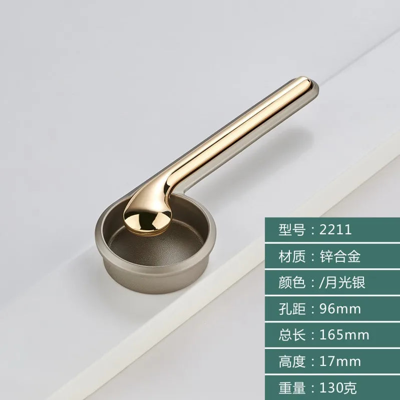 Modern Minimalist Zinc Alloy Cabinet Door Handle