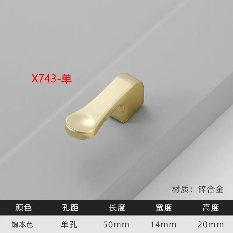 Modern Gold Kitchen Cupboard Drawer Handles – Chinese Style Decorative Knobs