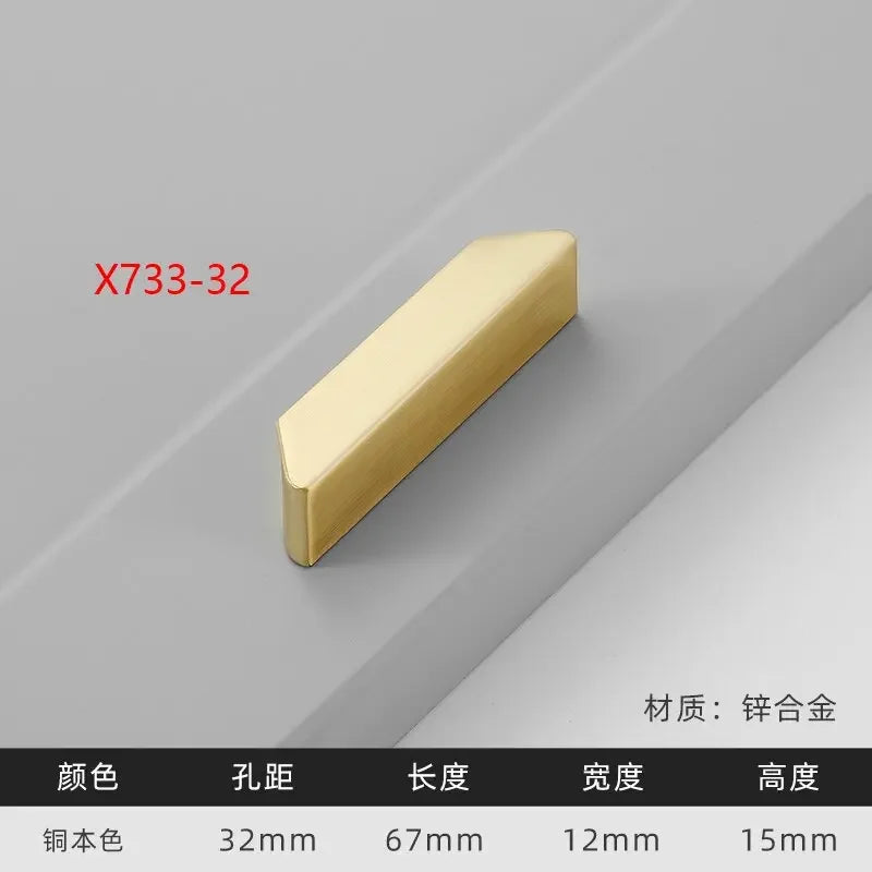 Modern Gold Kitchen Cupboard Drawer Handles – Chinese Style Decorative Knobs