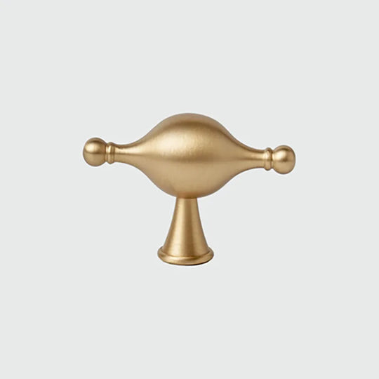 Modern Brass Cabinet Handles – Brushed Gold Bar Knobs for Furniture (60mm-368mm)