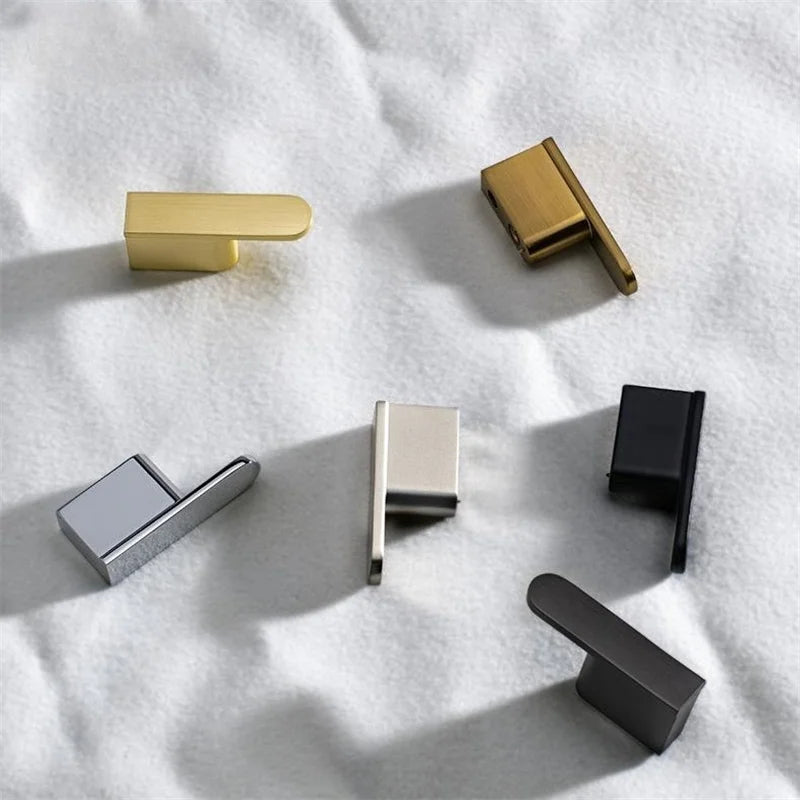 Luxury Zinc Alloy Cabinet Handles - Modern Drawer Pulls for Wardrobes, Closets, and Furniture