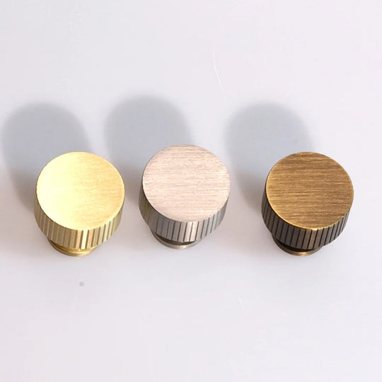 Gold, Bronze, Nickel Brass Cabinet Handles – Modern Drawer Knobs and T-Bars for Kitchen Cupboards