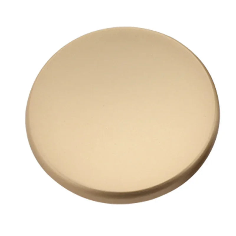 Modern Zinc Alloy Round Knob – Sleek Single Hole Furniture Handle