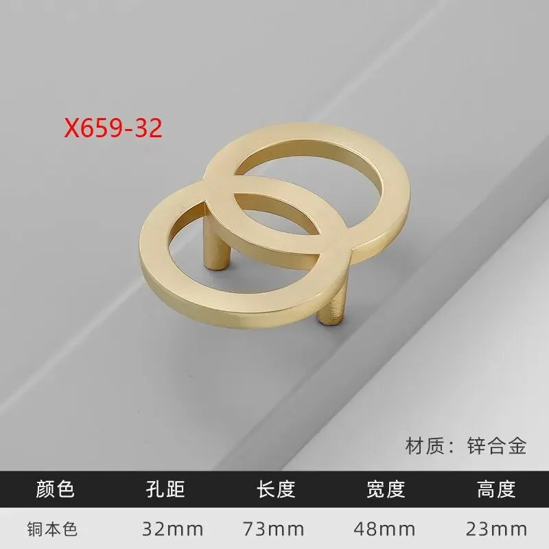 Modern Gold Kitchen Cupboard Drawer Handles – Chinese Style Decorative Knobs