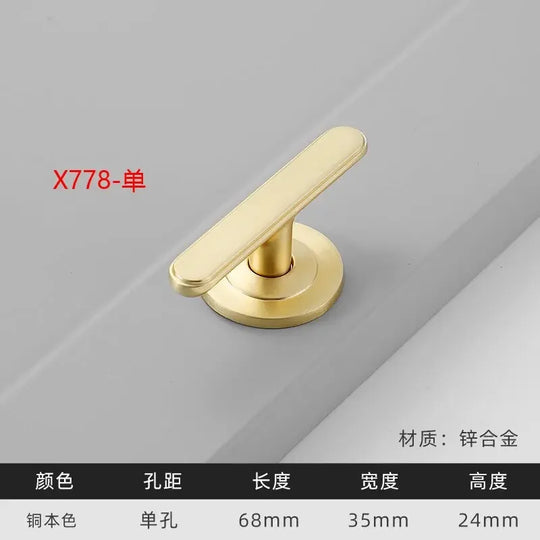 Modern Gold Kitchen Cupboard Drawer Handles – Chinese Style Decorative Knobs