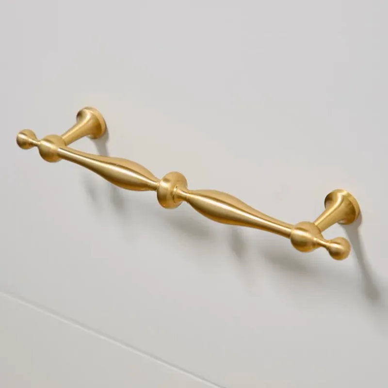 New Brass Cabinet Handles – Modern T-Bar Pulls and Drawer Knobs for Kitchen and Wardrobe