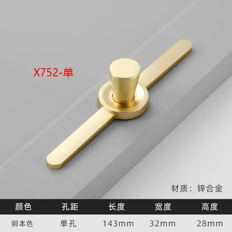 Modern Gold Kitchen Cupboard Drawer Handles – Chinese Style Decorative Knobs