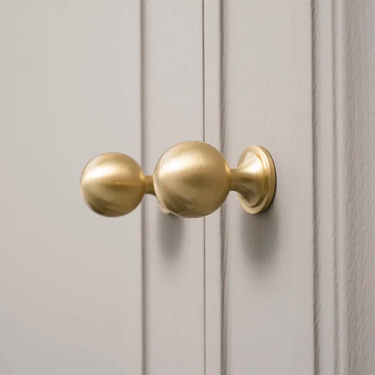 Gold Brass Cabinet Handles – Furniture Bar Pulls and Wardrobe Knobs for Kitchen Doors