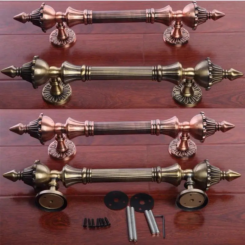 Antique Bronze Zinc Alloy Door Pull – Elegant Long Handle for Glass, Wooden, or Alloy Doors (280-550mm)