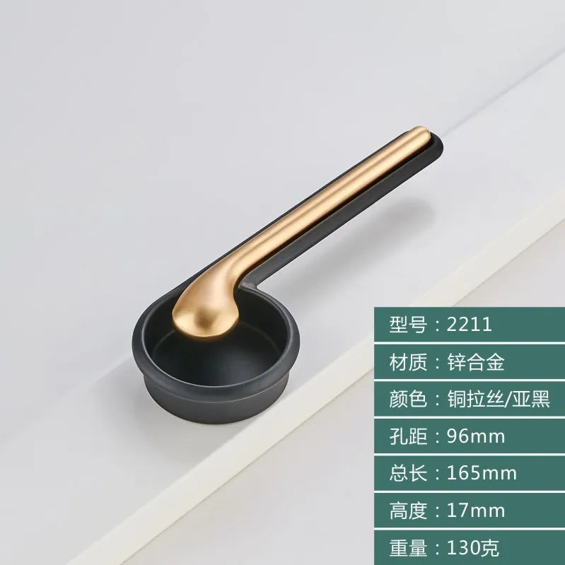 Modern Minimalist Zinc Alloy Cabinet Door Handle