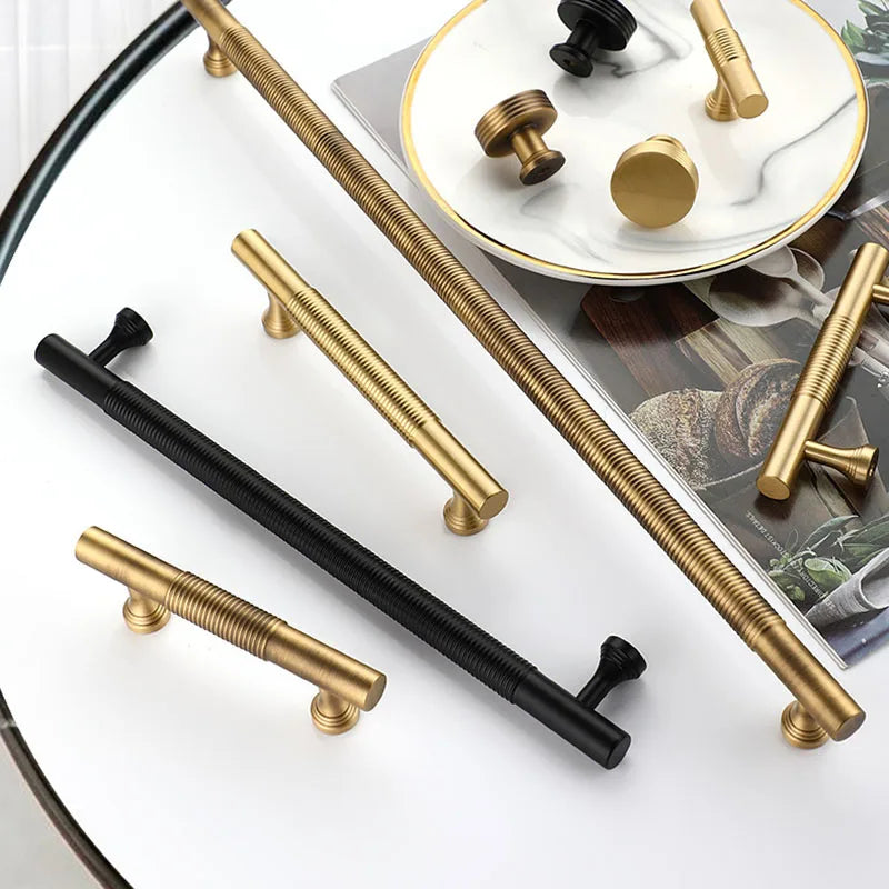 Brass Handles – Gold, Black, Antique Cabinet Bar Handles and Drawer Knobs for Furniture