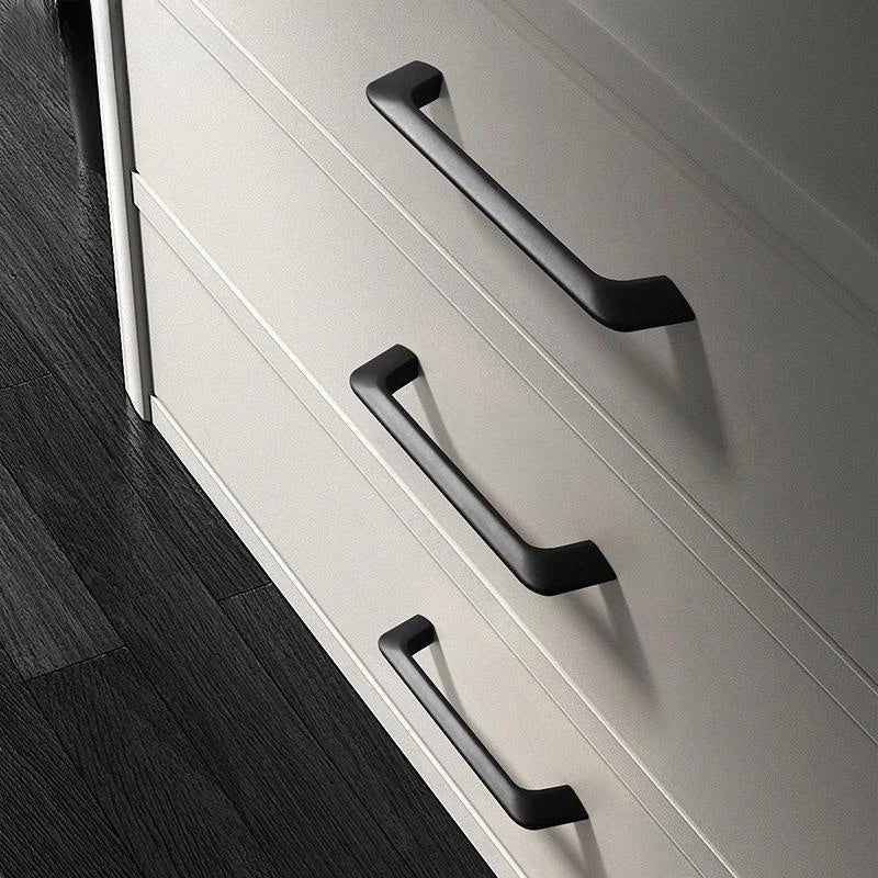 Modern Zinc Alloy Cabinet Handles - Kitchen Drawer Knobs for Wardrobes and Furniture