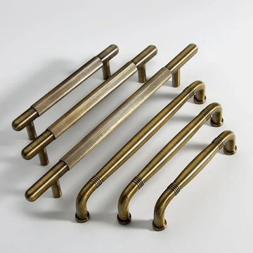 Bronze Cabinet Handles – Antique Furniture Pulls for Wardrobe, Vintage Drawer, and Cupboard