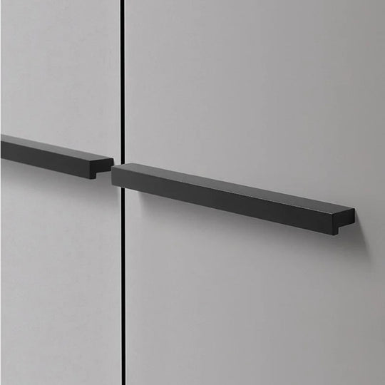 Modern Long T-Bar Aluminum Cabinet Handles – Brushed Gold, Silver, and Black Pulls for Drawers and Cupboards (700-1200mm)